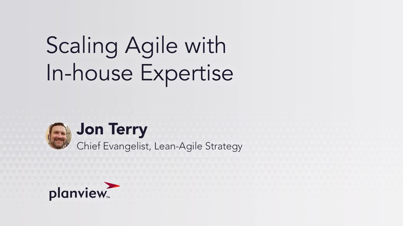 Video: Organizations today are trying to scale Agile upward. Video: Organizations today are trying to scale Agile upward.